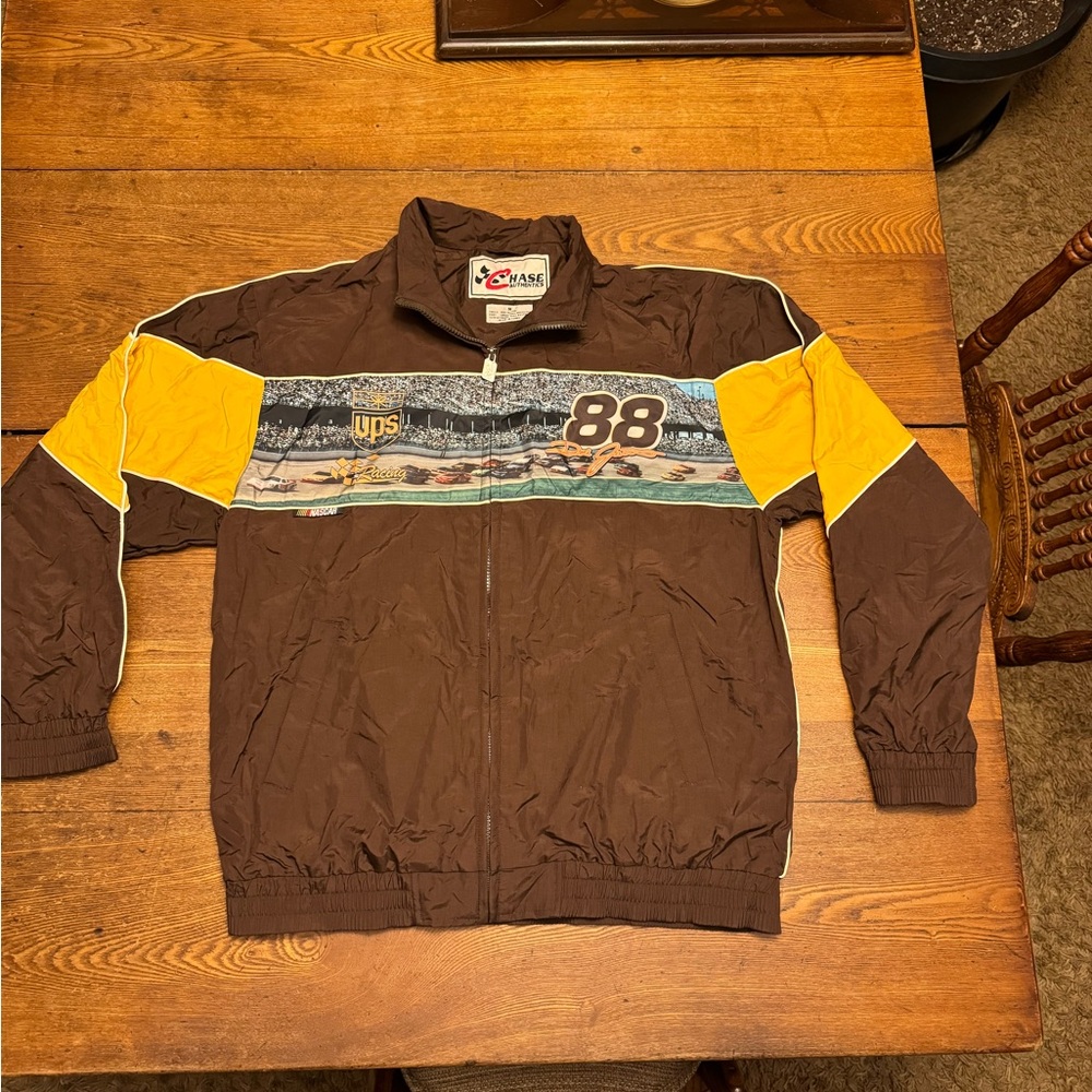 Dale Jarrett NASCAR UPS light weight jacket
